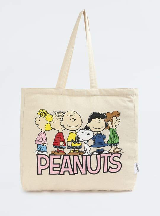 Women Peanuts Printed Shopper Bag