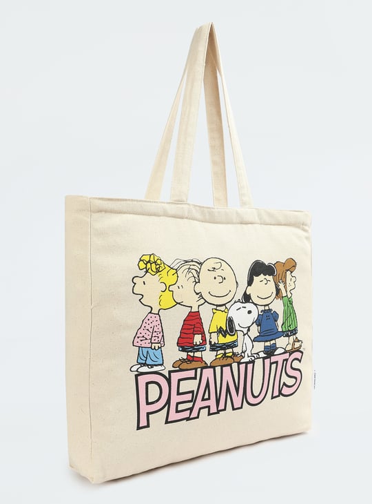 Women Peanuts Printed Shopper Bag