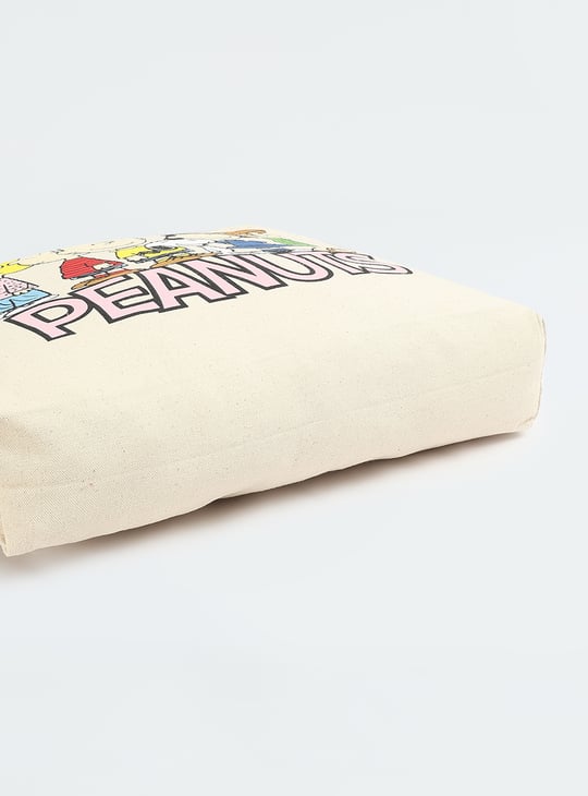 Women Peanuts Printed Shopper Bag