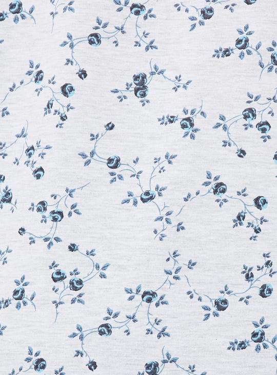 Women Floral Printed Night Gown