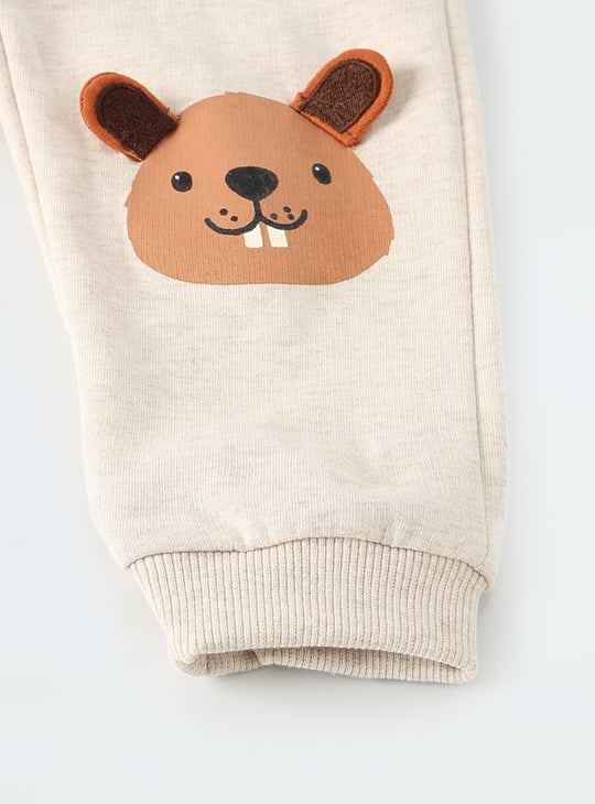 Boys Squirrel Print Joggers