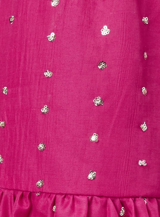 Kalki x Max Women Embroidered Flared Kurta Set