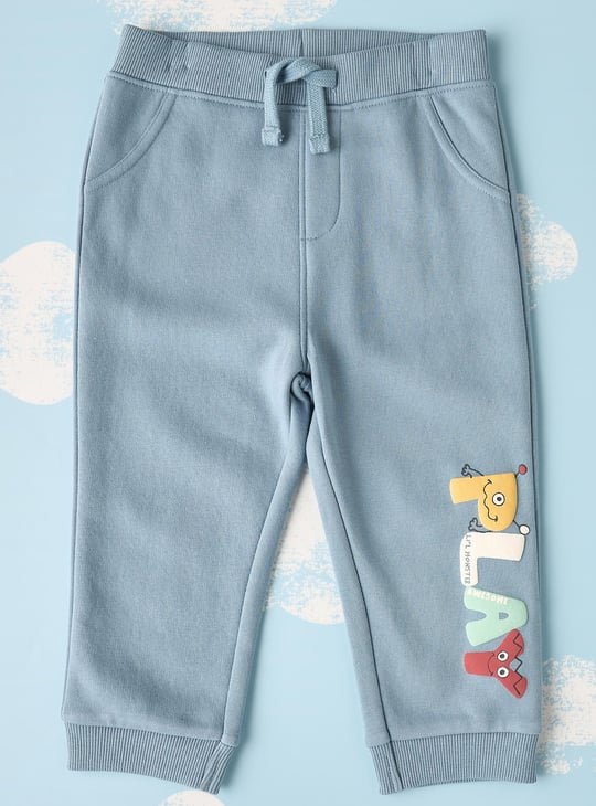 Boys Printed Joggers - Pack of 2
