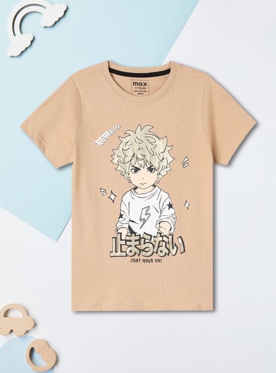 Boys Graphic Print T-shirt