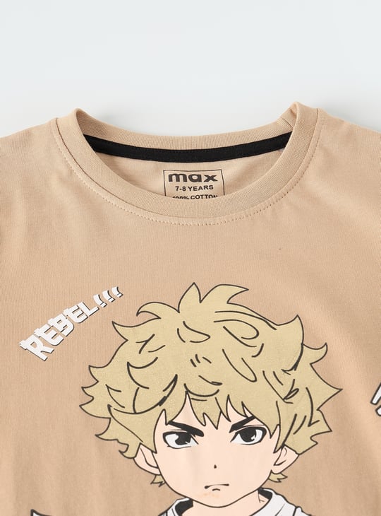 Boys Graphic Print T-shirt