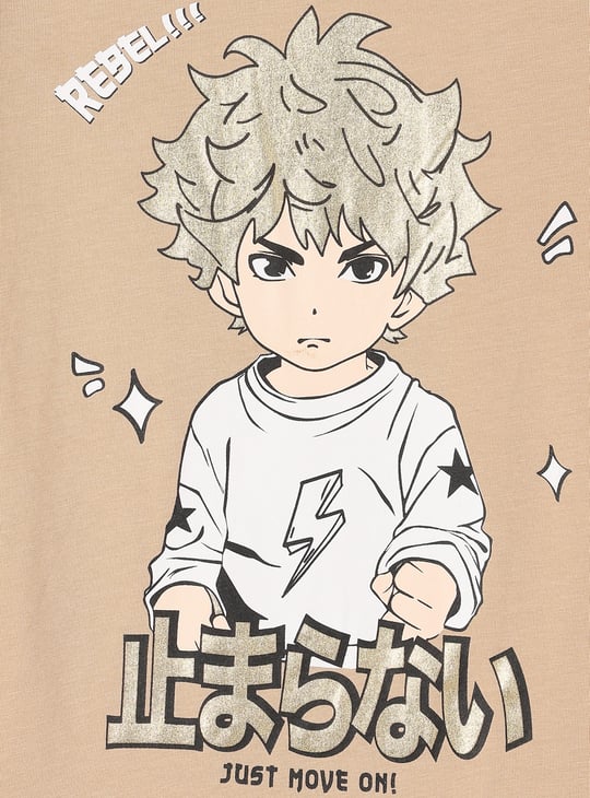 Boys Graphic Print T-shirt