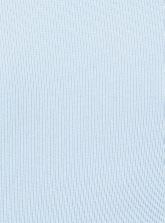 Girls Solid Bubble Hem Dress