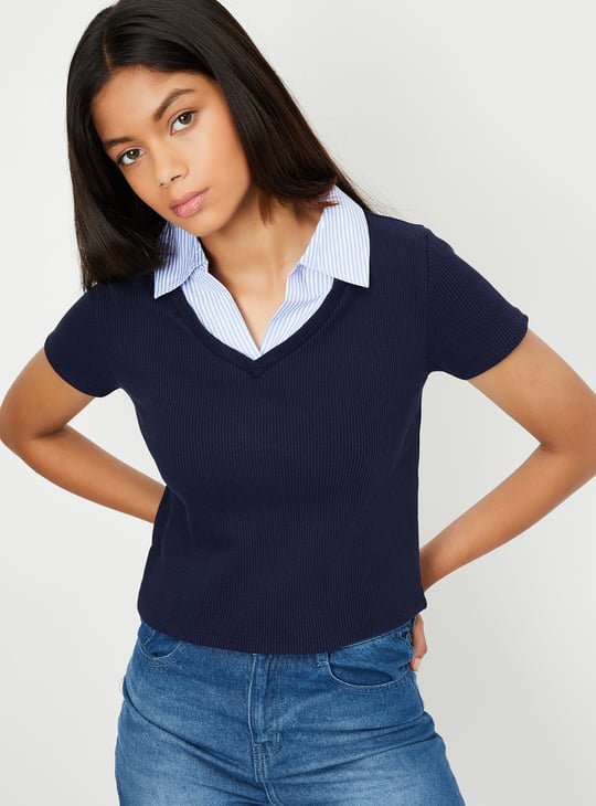 Girls Ribbed Top