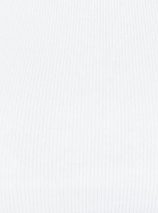 Girls Striped Crop Shirt with Tank Top