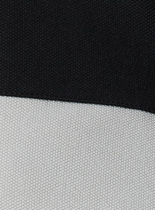 Men Striped Baseball Collar Sweatshirt