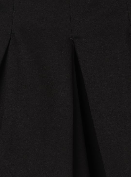 Girls Box Pleated A-line Skirt
