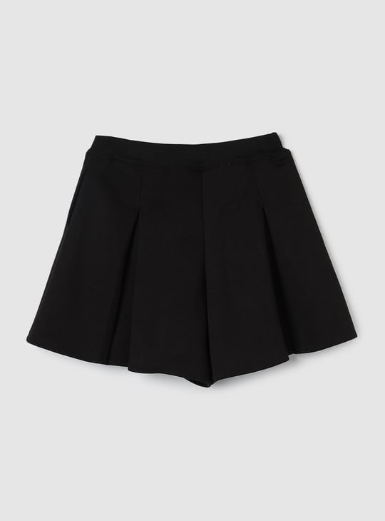 Girls Box Pleated A-line Skirt