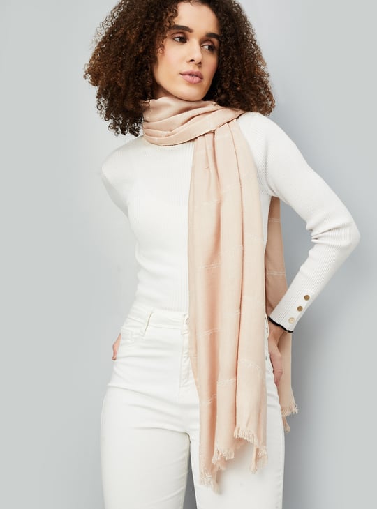 Women Checked Scarf