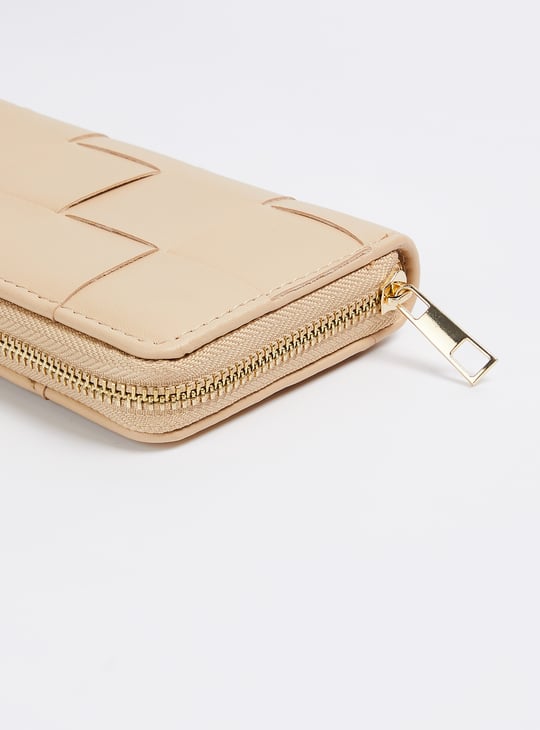 Women Solid Zip Around Wallet | Solid