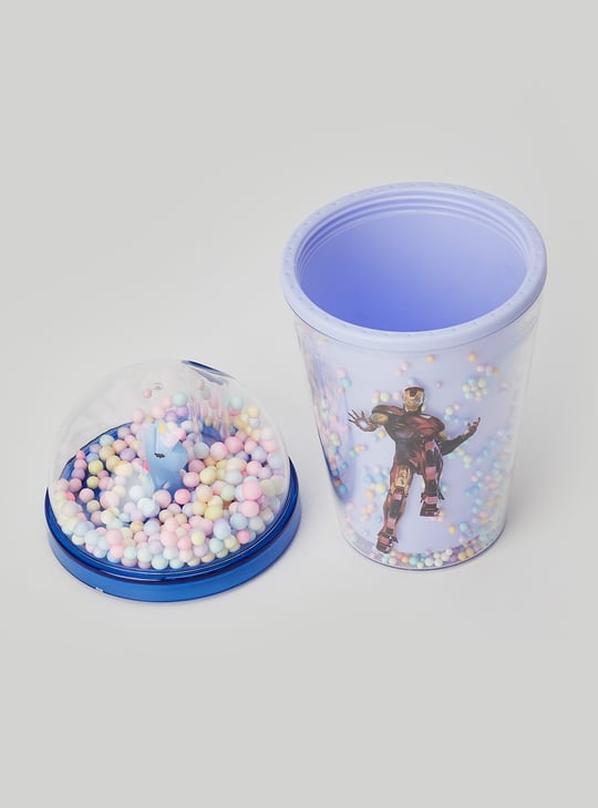 Kids Iron Man Print Sipper Tumbler