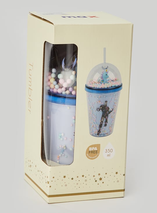 Kids Iron Man Print Sipper Tumbler