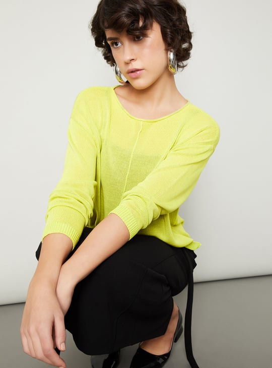 Women Loose Knit Top