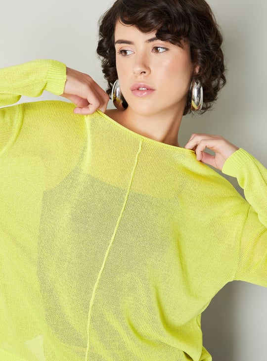 Women Loose Knit Top