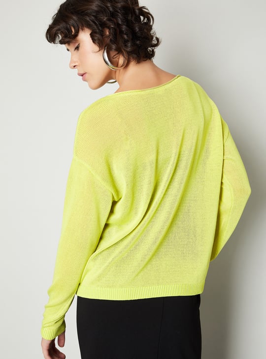 Women Loose Knit Top