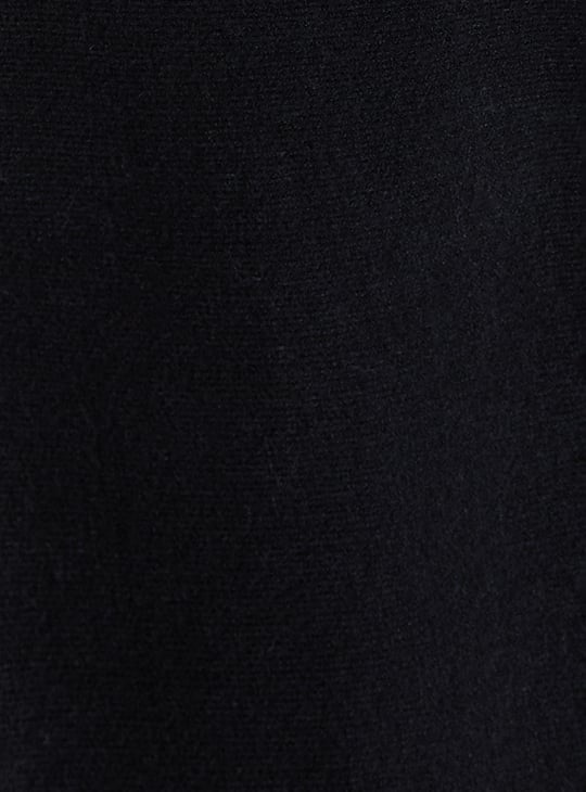 Women Contrast Trim Extended Sleeve Cardigan