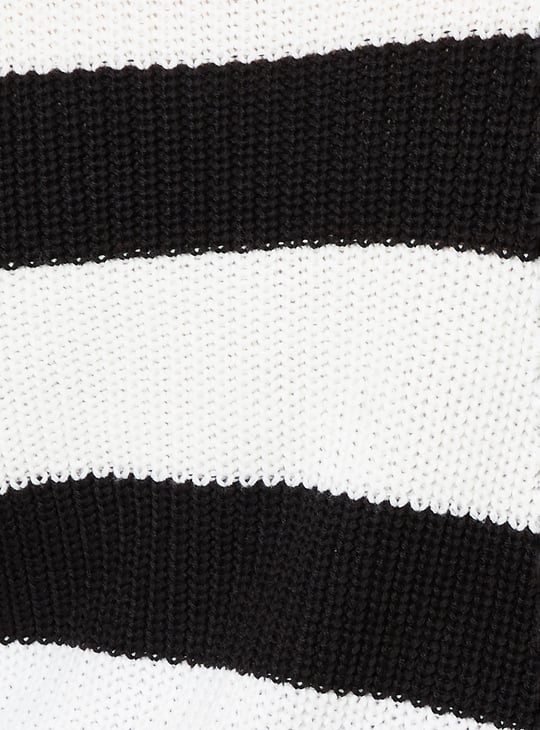 Women Striped Knitted Sweater
