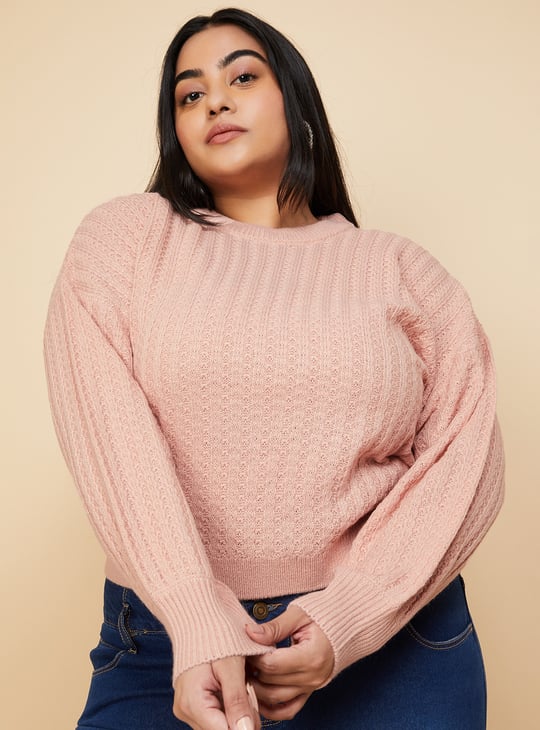 Women Cable Knit Sweater