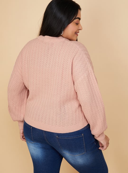 Women Cable Knit Sweater