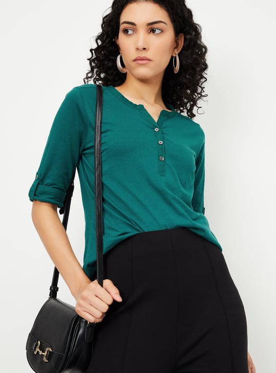 Women Solid Top