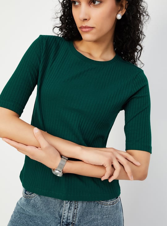 Women Ribbed T-shirt