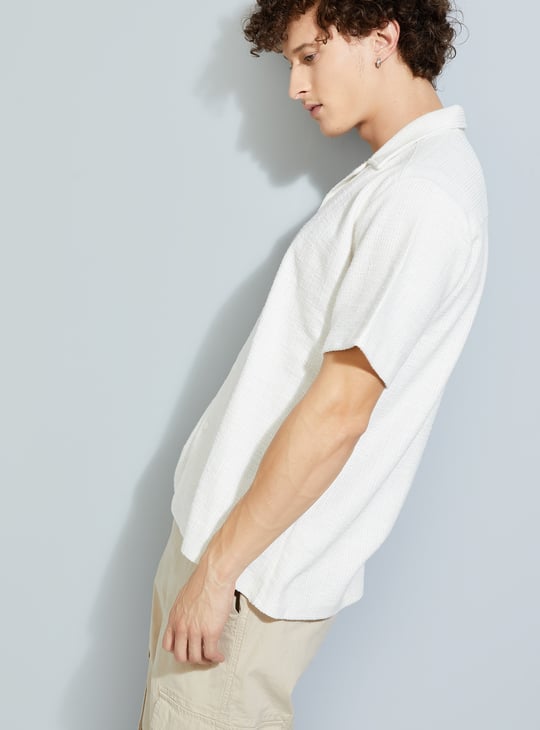 URB_N Men Woven Regular Fit Resort Shirt