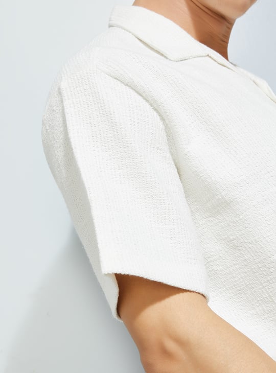 URB_N Men Woven Regular Fit Resort Shirt
