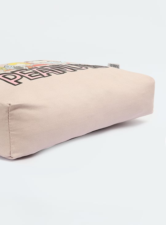 Women Peanuts Printed Shopper Bag