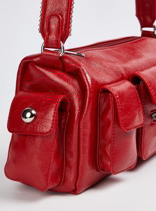 Women Solid Shoulder Bag