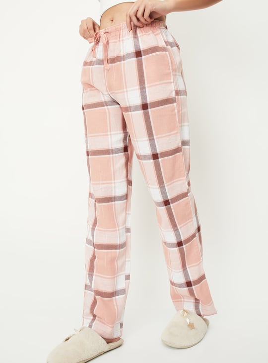 Women Checked Pyjamas