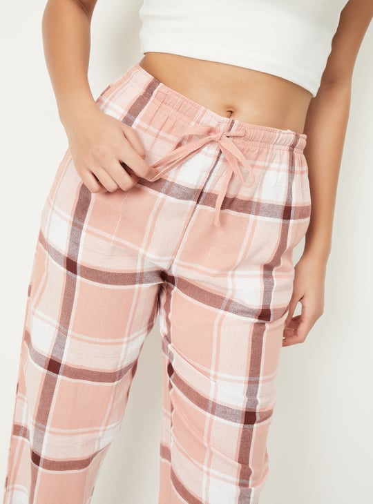 Women Checked Pyjamas