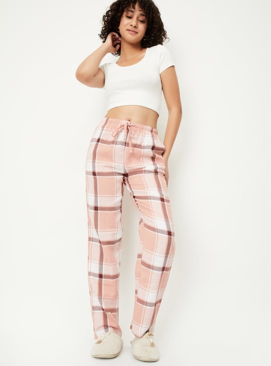 Women Checked Pyjamas