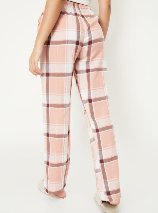 Women Checked Pyjamas