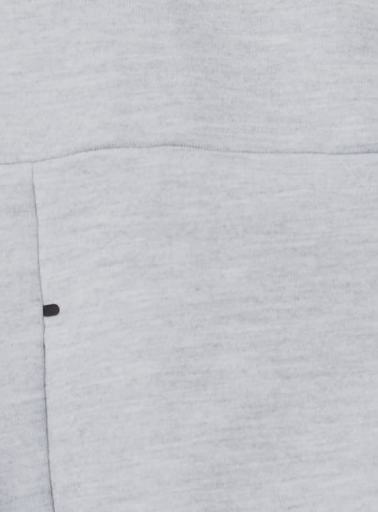 Men Back Typographic Print Hooded Sweatshirt