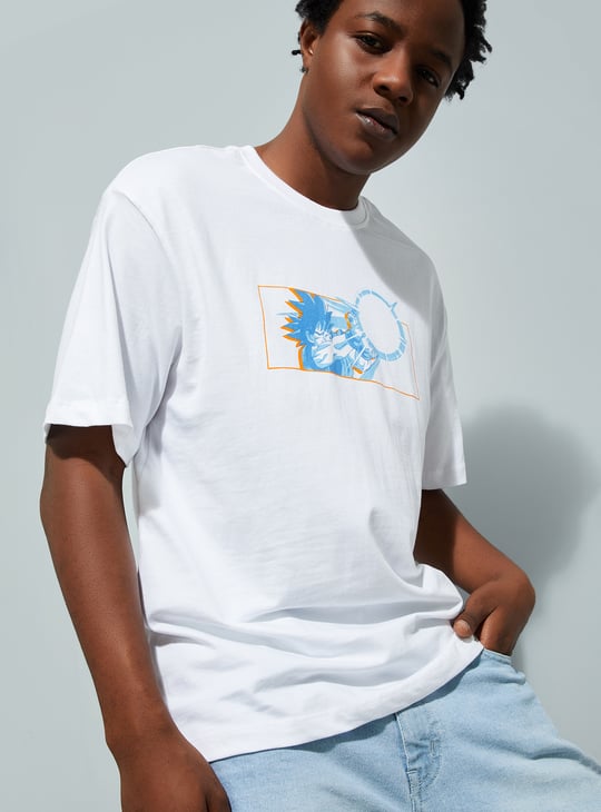 URB_N Men Dragon Ball-Z Oversized T-shirt