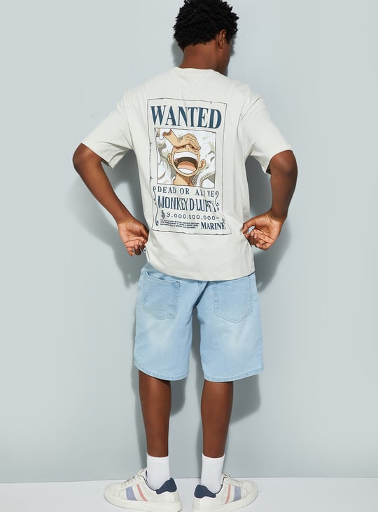 URB_N Men Oversized One Piece Printed T-shirt