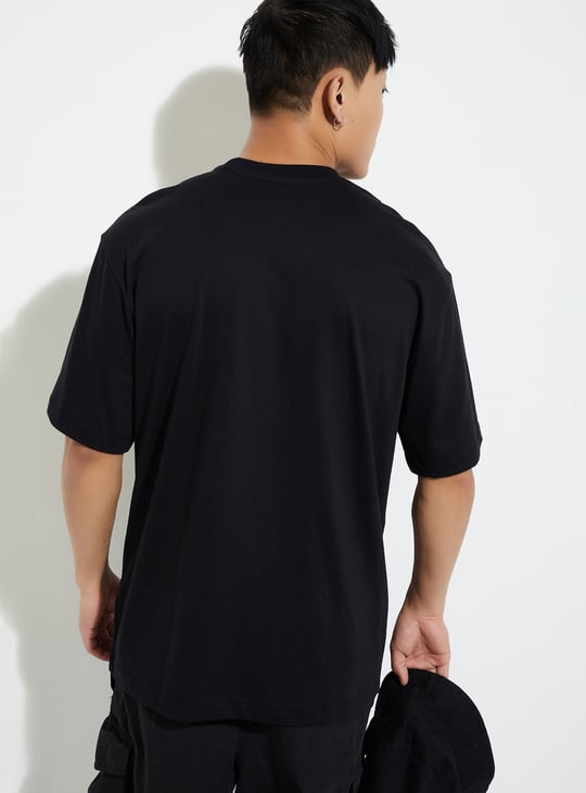 URB_N Men Oversized AC/DC Printed T-shirt