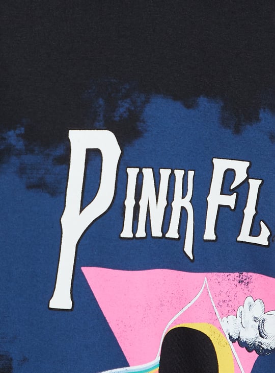 URB_N Men Oversized Pink Floyd Printed T-shirt