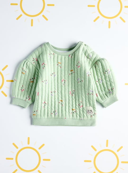 Girls Quilted Sleepwear Set