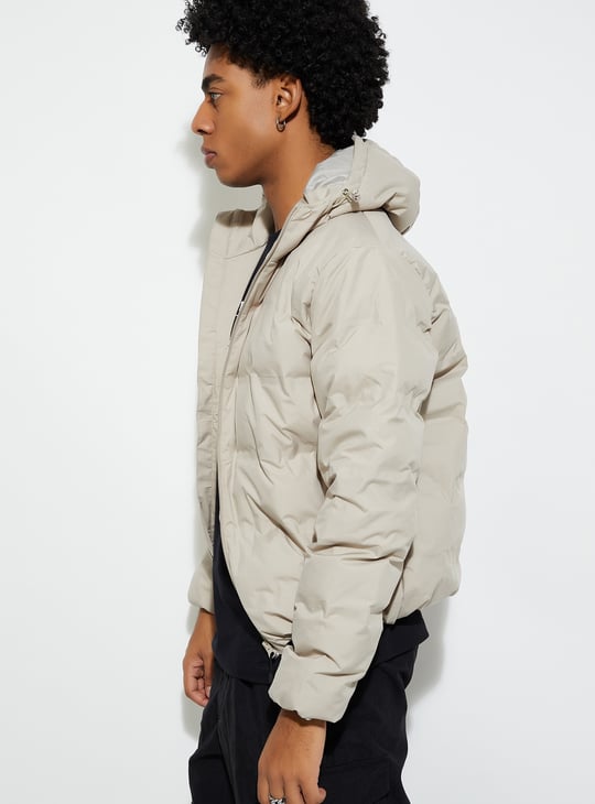 URB_N Men Hooded Puffer Jacket