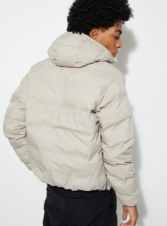 URB_N Men Hooded Puffer Jacket