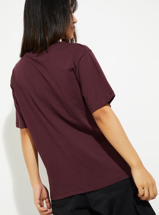 URB_N Women Relaxed Fit Graphic Printed T-shirt