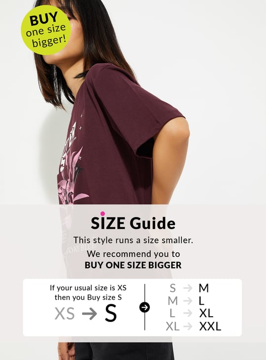 URB_N Women Relaxed Fit Graphic Printed T-shirt