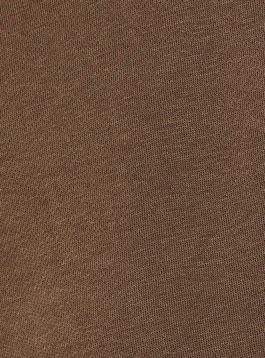 URB_N Women Solid Boxy Cropped Sweatshirt