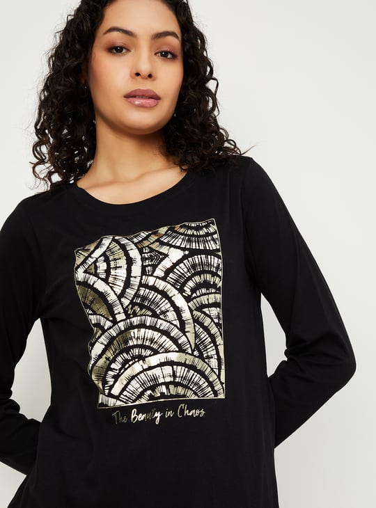 Women Graphic Printed T-shirt