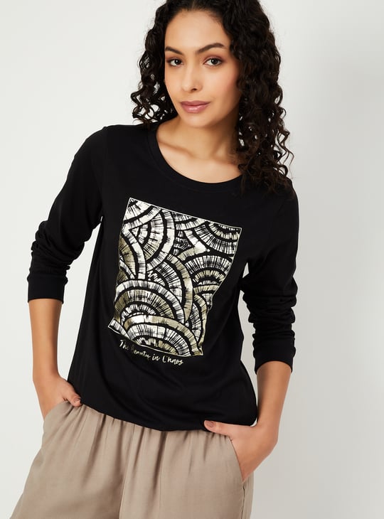Women Graphic Printed T-shirt